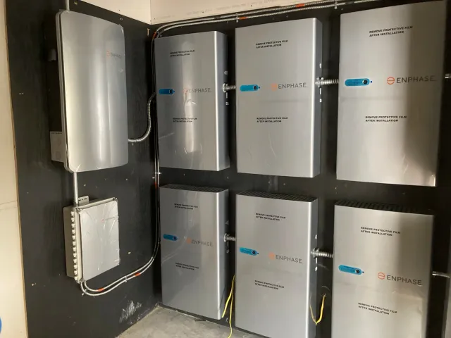 Commercial solar installation