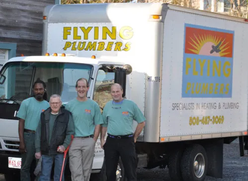 Flying Plumbers work photo