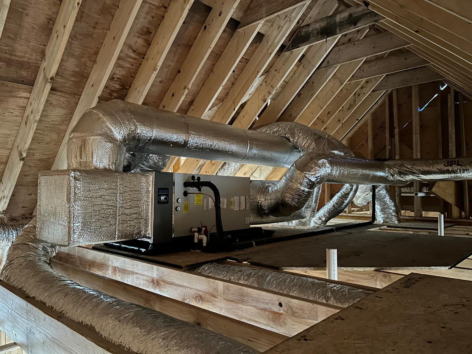 Mitsubishi Heat Pump installation in the South Shore by East Coast Air. Verified for $16k Mass Save Rebate.