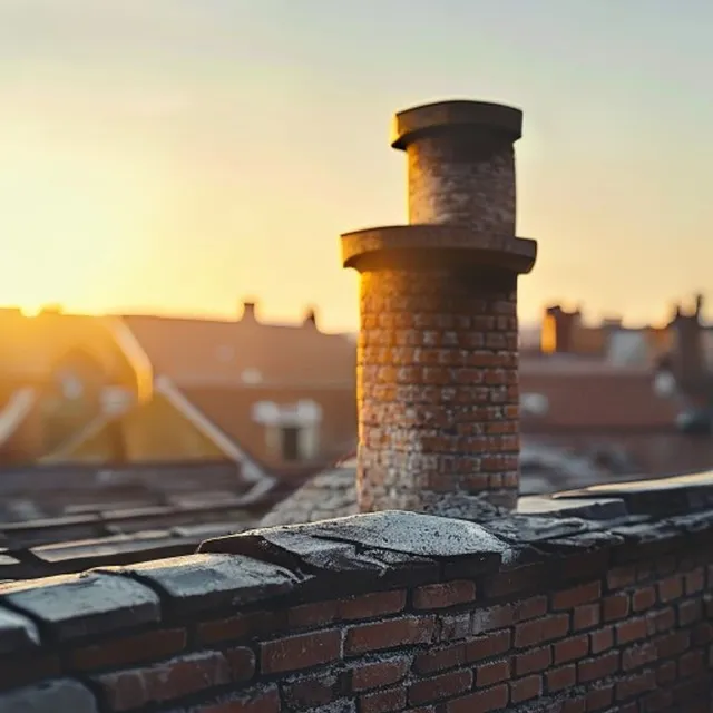 Stevens Chimney — professional Chimney Sweep in North Brookfield, our branded team and work van — Chimney Sweep near me