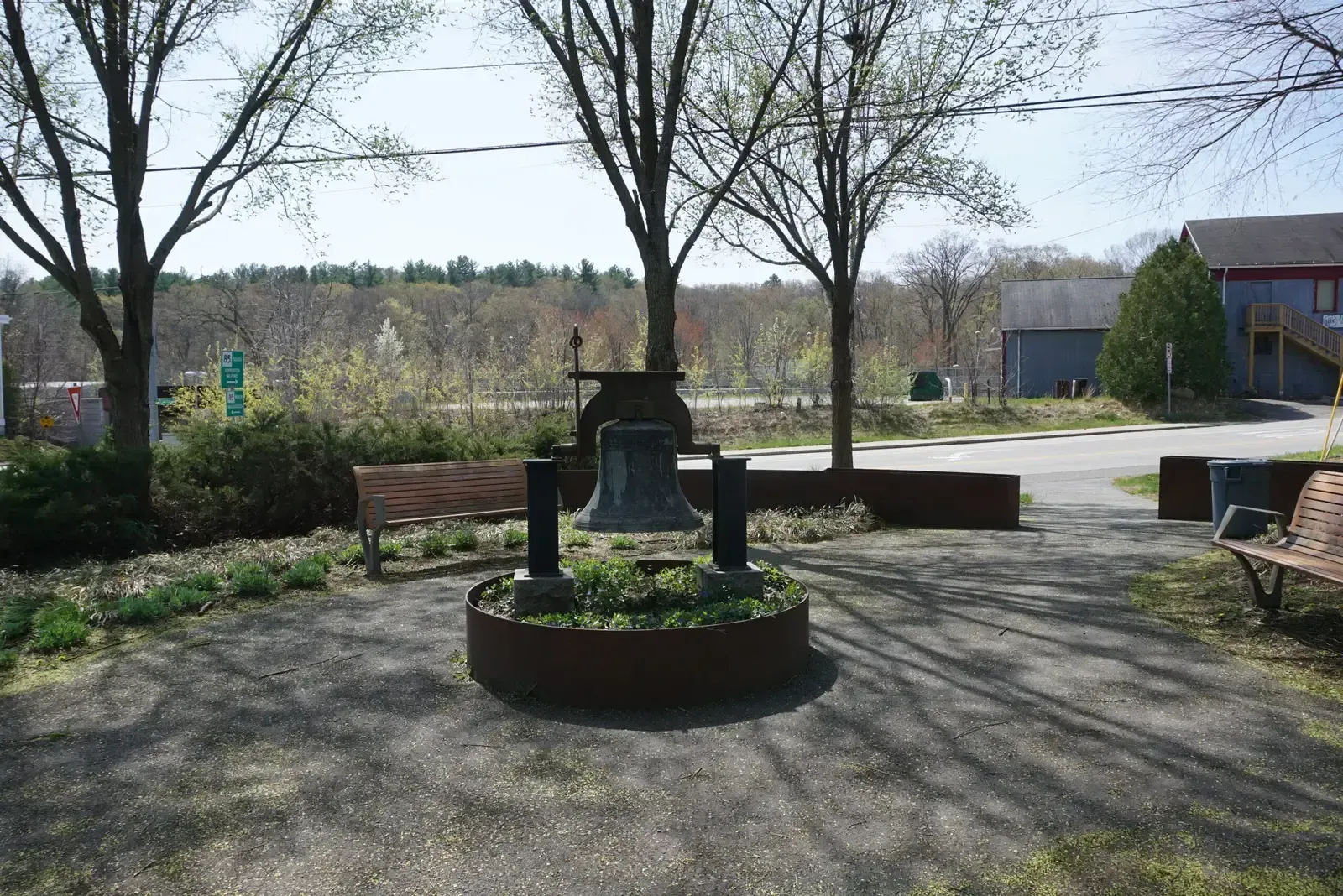 Completed landscape architecture project