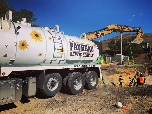 L.R Favreau Septic Service work photo