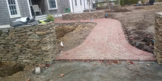 work photo from rocklandlandscapingmasonry.com