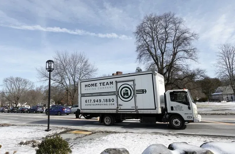 Home Team truck on the Lexington town green