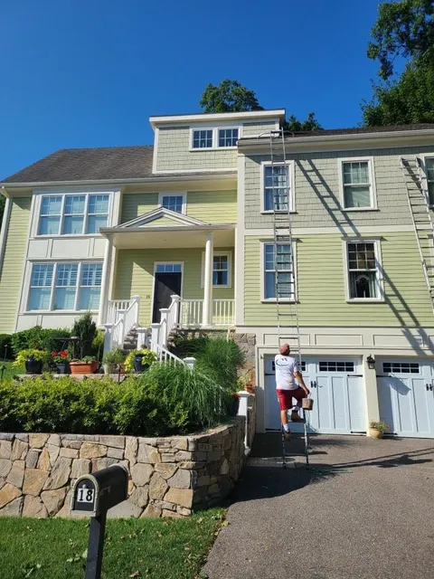 Exterior painter Boston MA — colonial home repaint