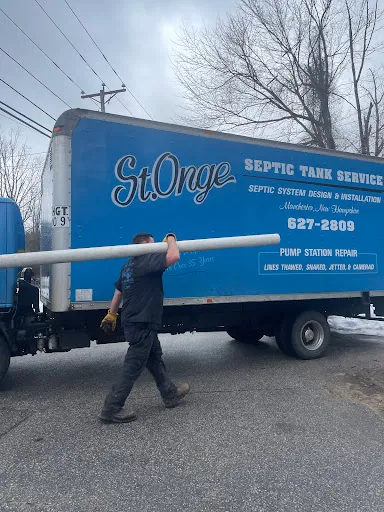 St. Onge Septic Tank Service, Inc. work photo