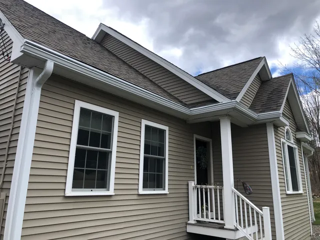 Stockbridge Seamless Gutters work photo