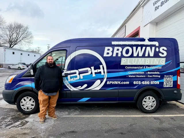 brown-plumbing-service-van-manchester-nh