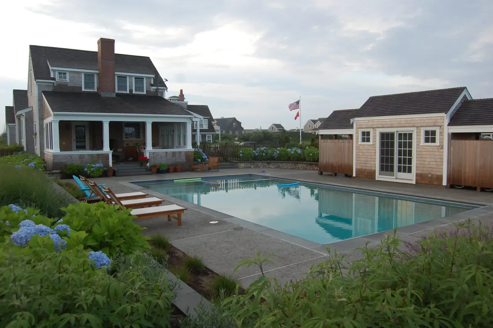 Completed landscape architecture project