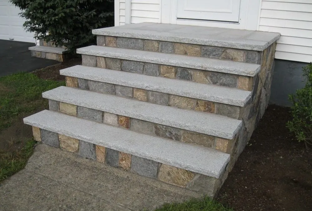 Backyard Patio by Gerrior Masonry