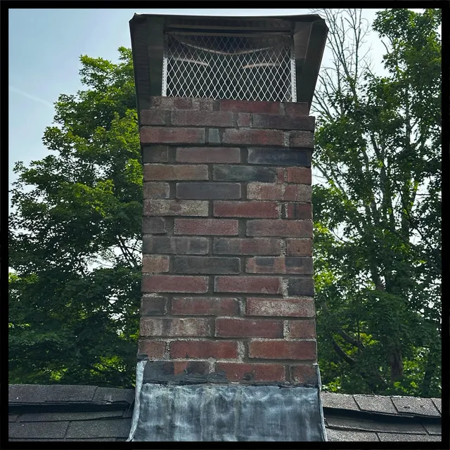Chimney Repair, Repoint, Brick Replacement, Flashing Repair, and Custom Stainless Steel Rain Cap