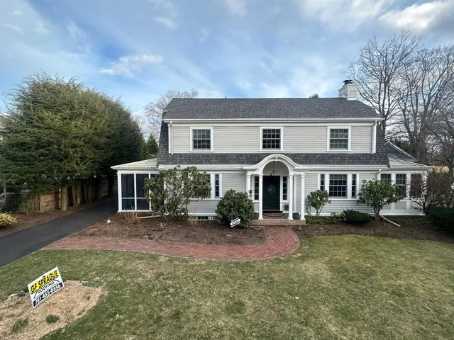 Completed roofing project on a Greater Boston home