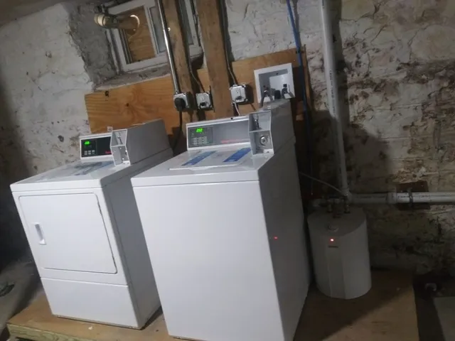 Laundry-room circuits and disconnects in a basement