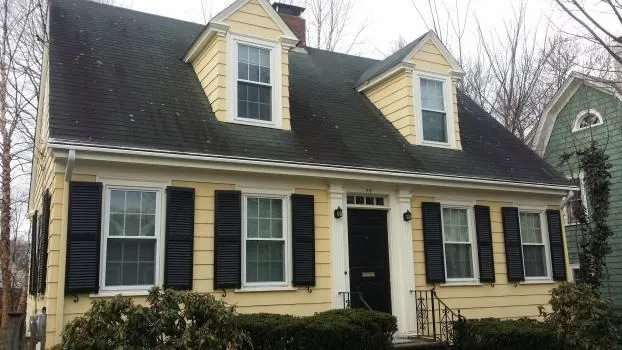 Before a completed roofer project in the  area