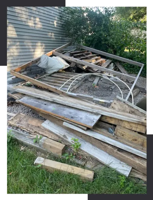 work photo from localguystrashremoval.com