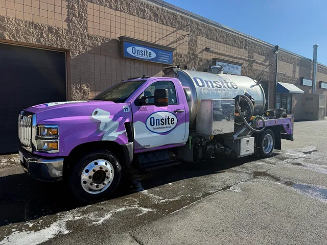 OnSite Portable Restroom & Dumpster Rental work photo