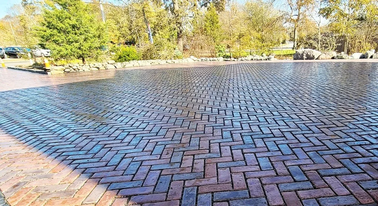 Award-winning paver driveway in Attleboro, MA