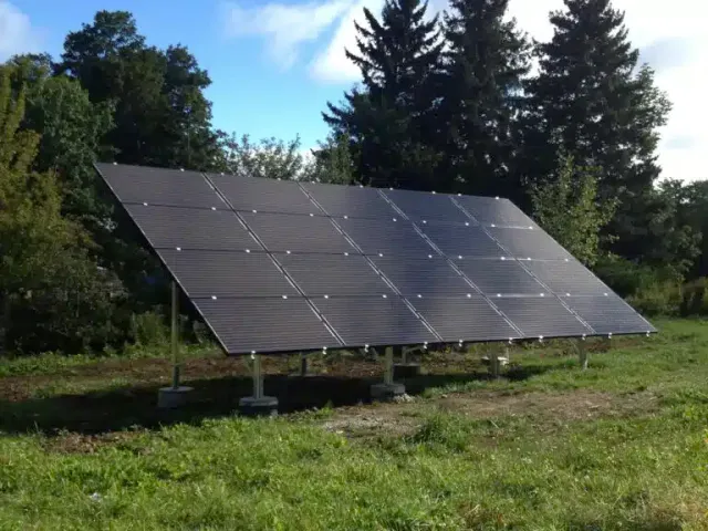 solar panel ground installation
