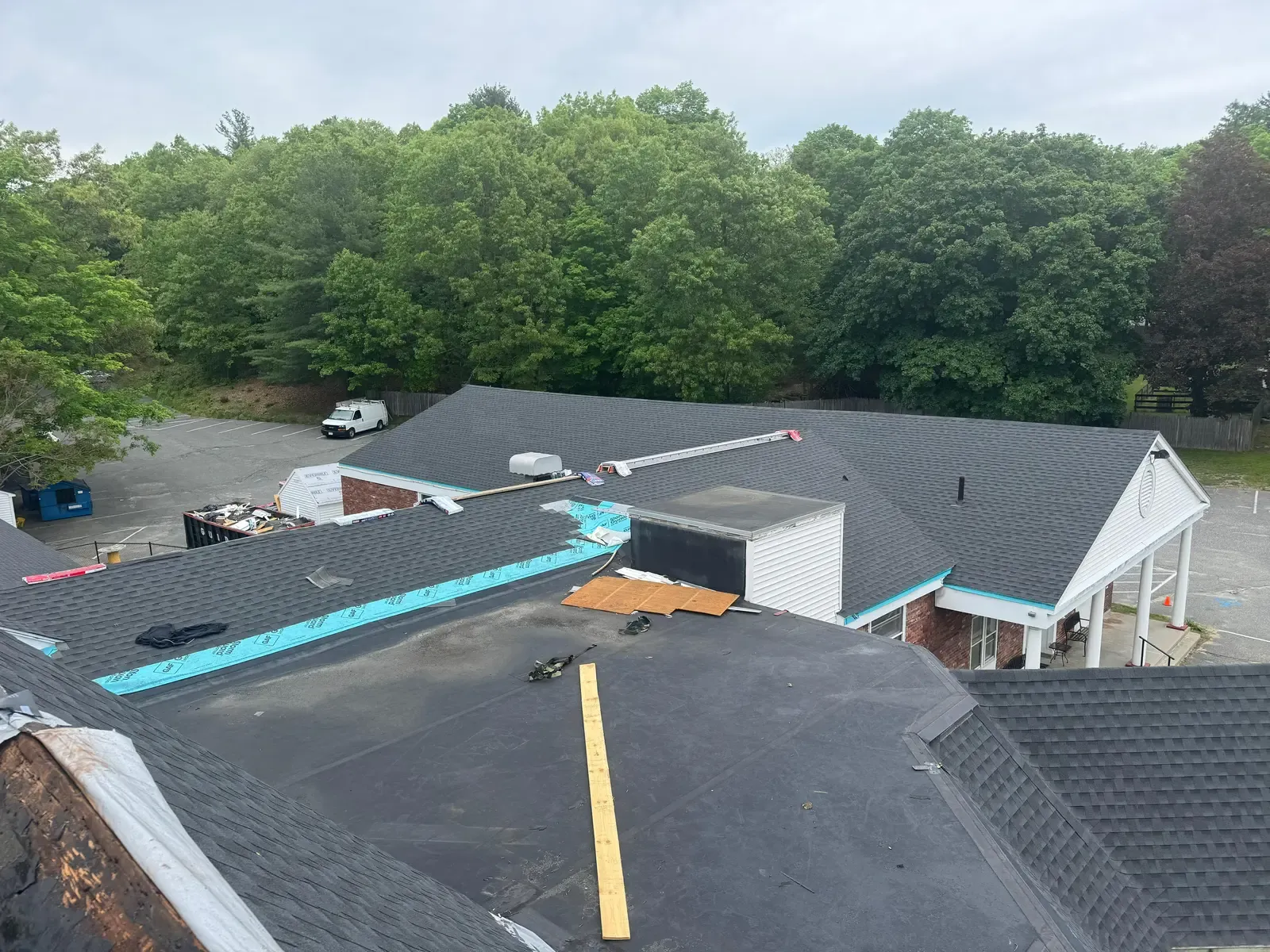 Roofing project completed by Italian Construction