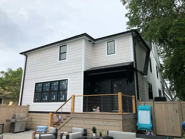 Finished modern exterior — Reno Art Construction project