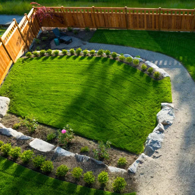service yard renovation work