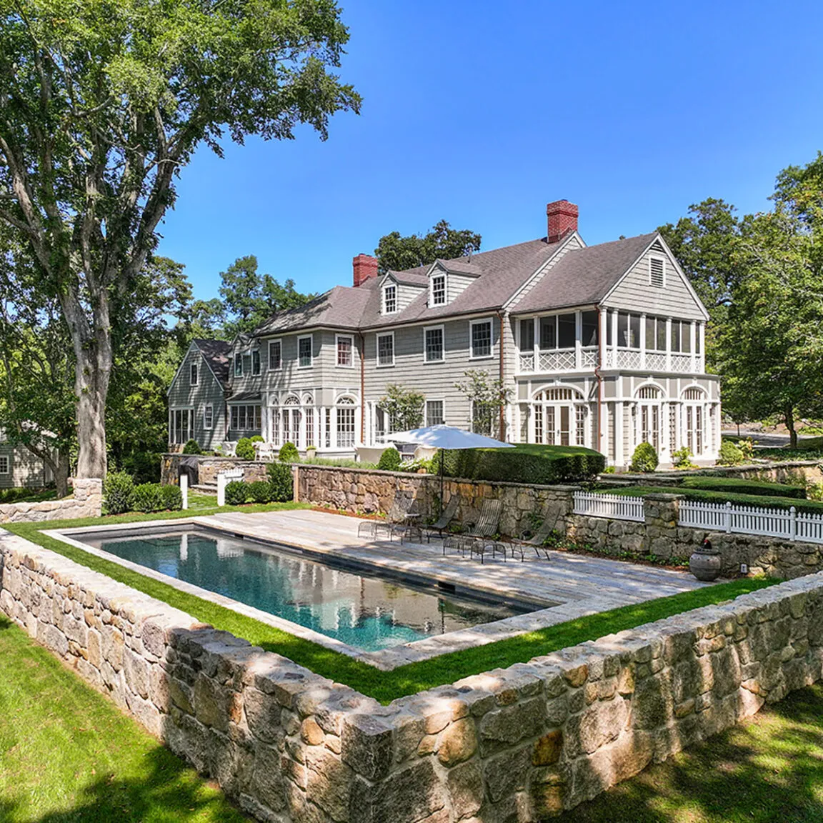 Image shows a historical renovation completed by cape cod's m duffany builders