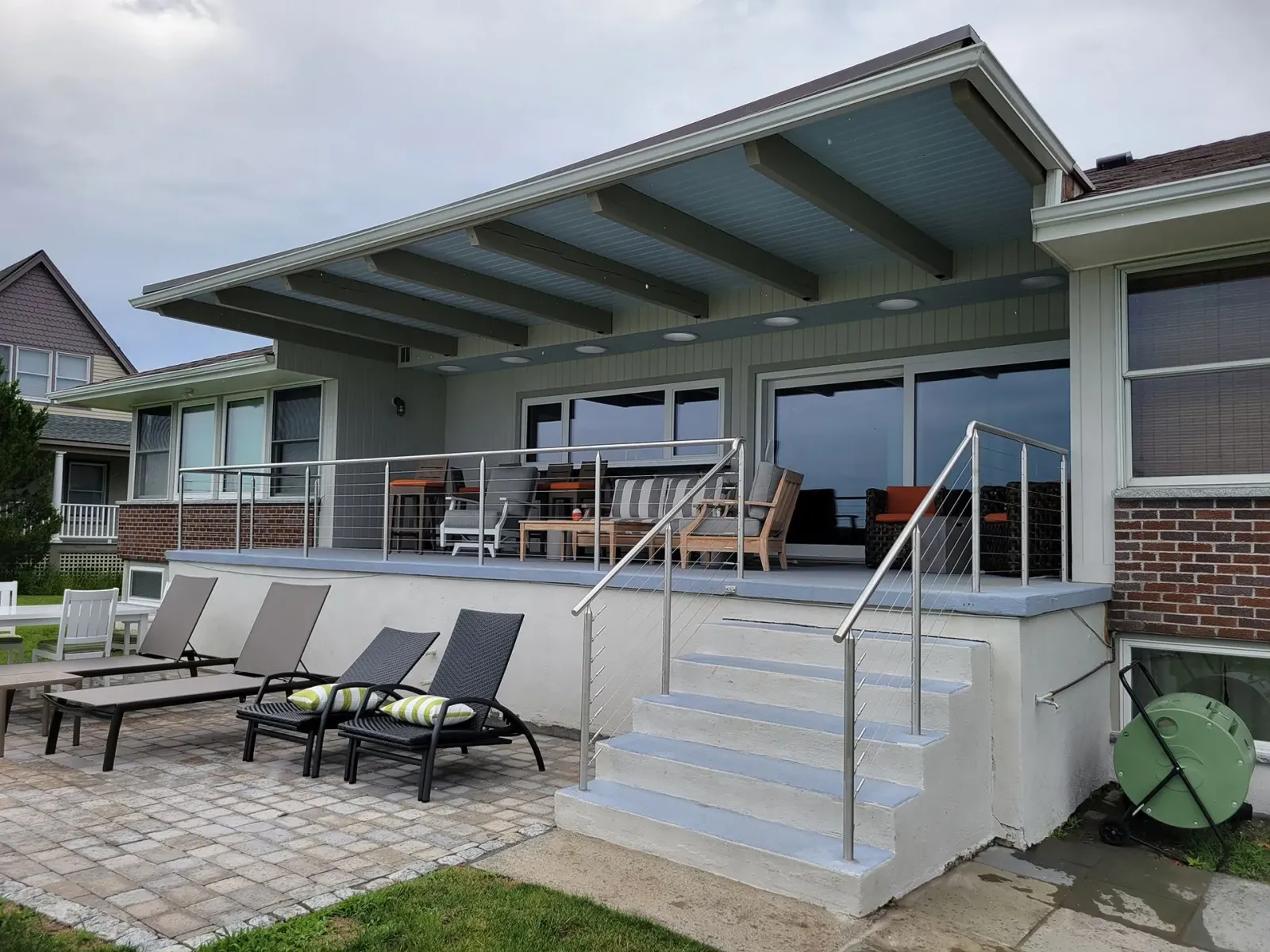 Rear deck - after