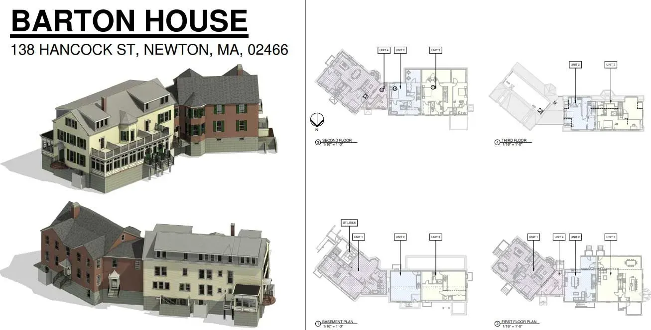 a model of the Barton House