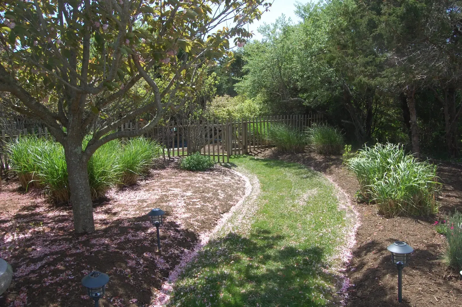 Completed landscape architecture project