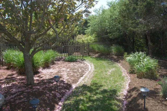 Completed landscape architecture project