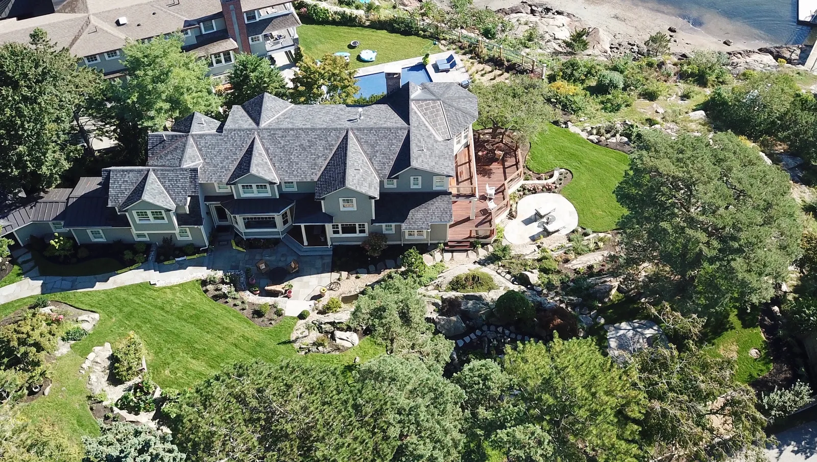 Property concierge service in Marblehead MA managing oceanfront estate landscape and grounds.