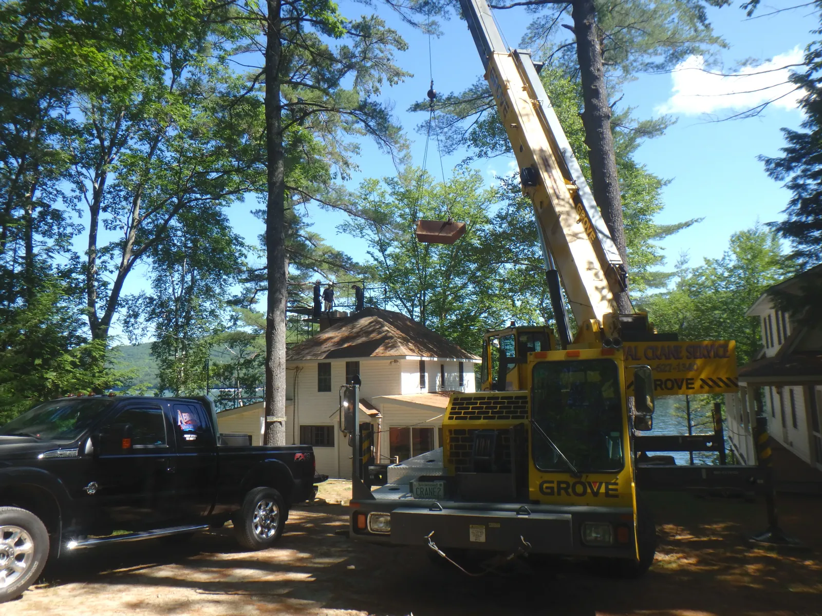 Natural Stone Chimney Rebuild