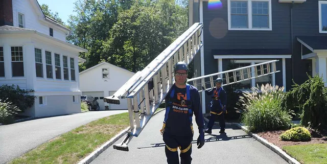 Ned Stevens Gutter Cleaning work photo