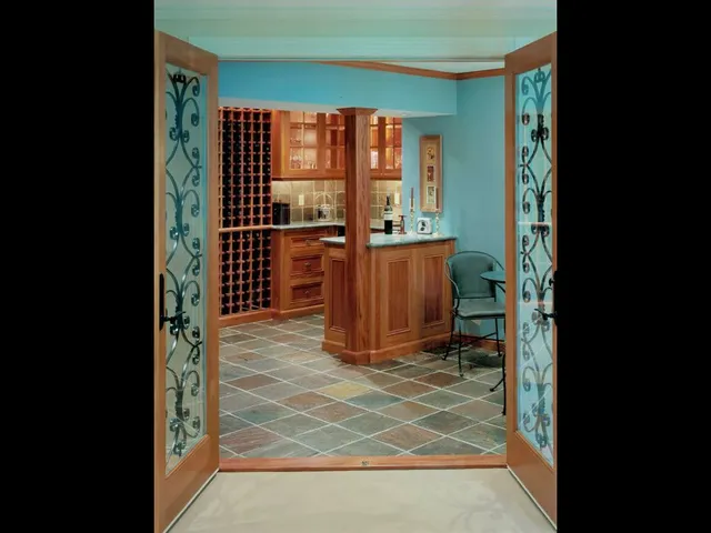 Wellesley Lower Level Custom Wine Cellar