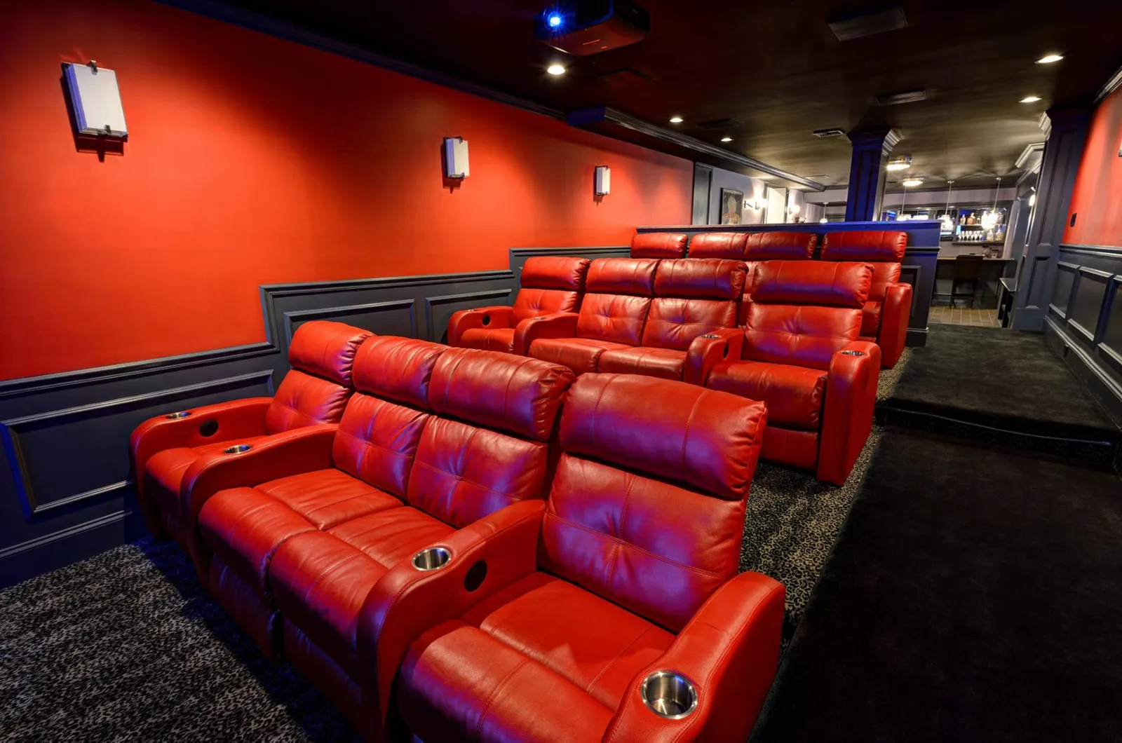 Home theater room painting