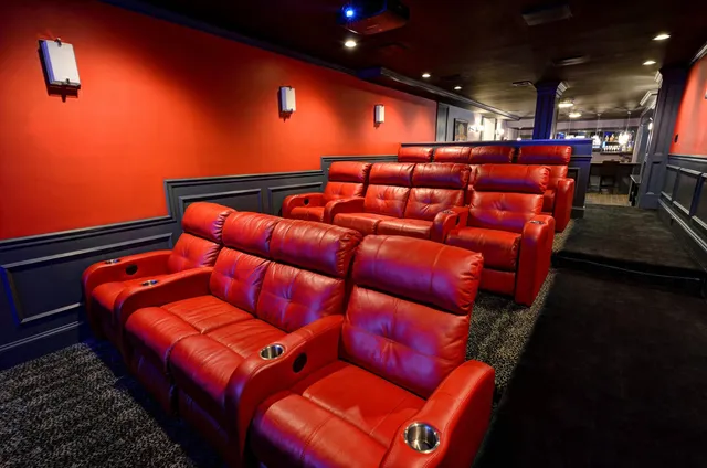 Home theater room painting