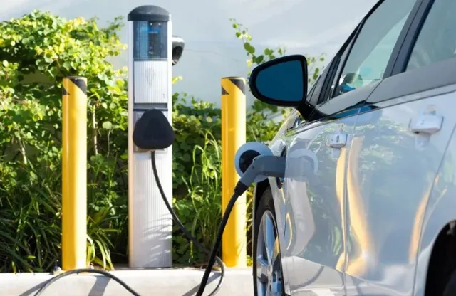 EV charging station installation in Maine