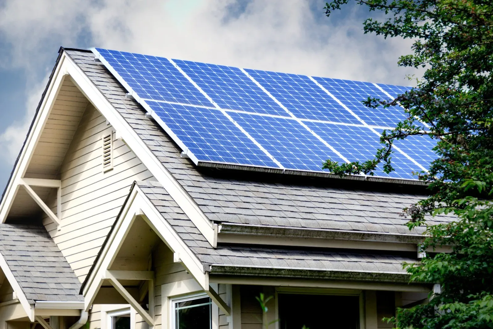 Solar Panel on the Roof