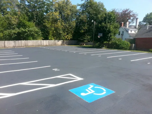 Spots on Lots Seal coating & Pavement Marking work photo