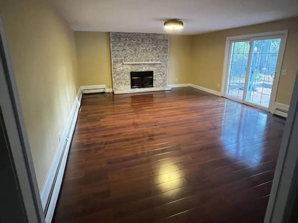 Family room remodel after