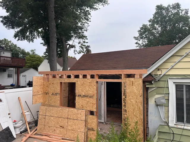 Residential addition framing