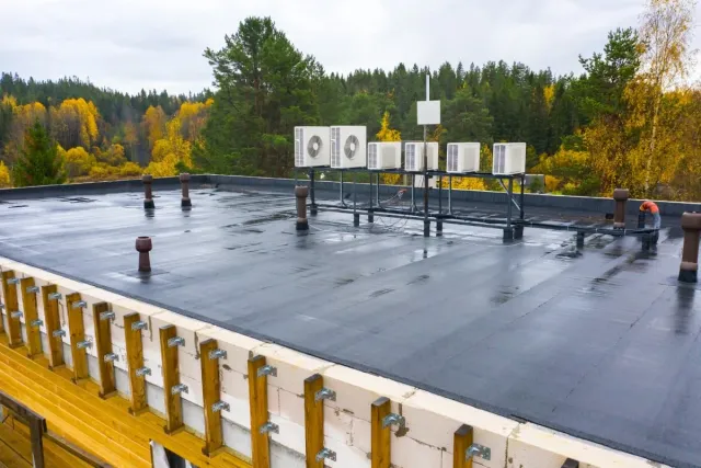 Completed roofing project