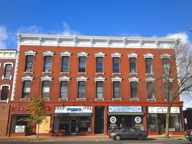 AFTER: Renewed commercial building in Westfield, Massachusetts by Fennell Painting