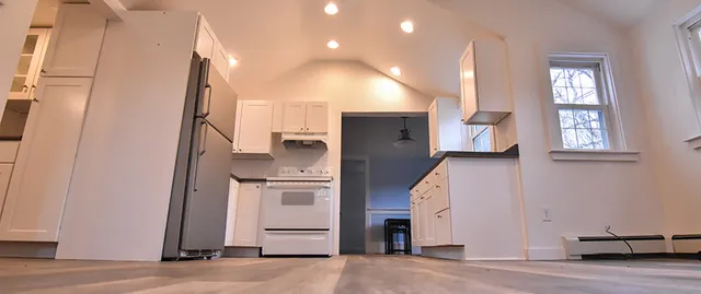 new remodeled kitchen in cape cod house