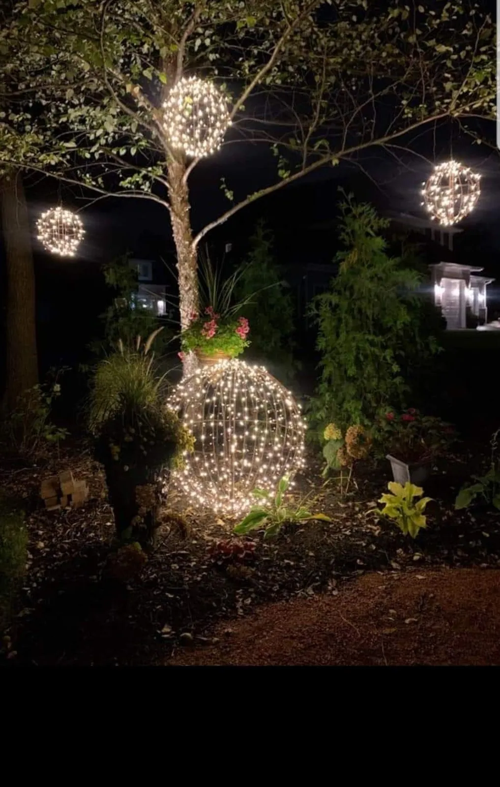 Holiday lighting project by Rainfall Irrigation