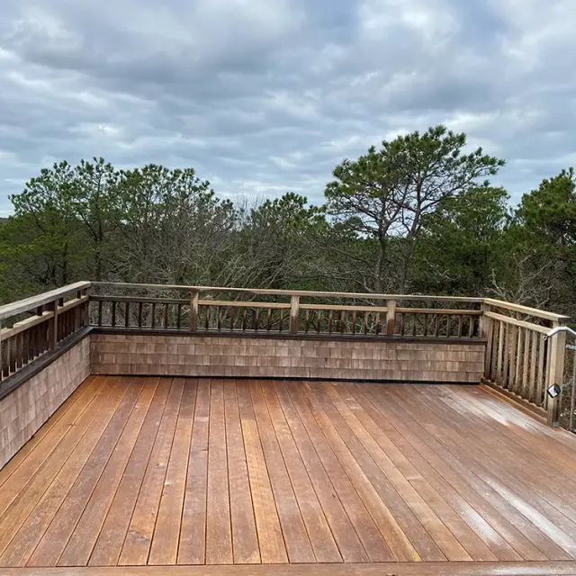 After Deck Cleaning