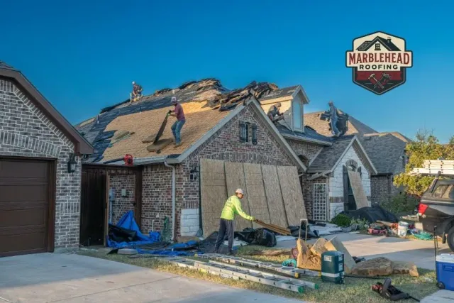 work photo from marbleheadroofing.com