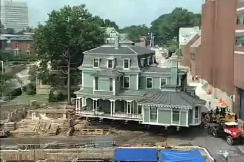 Brown University house move