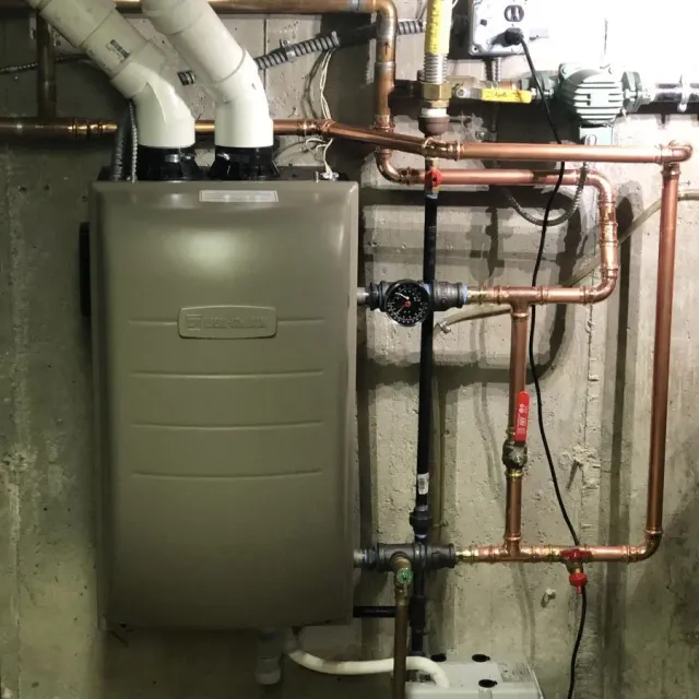 Wall Hung Gas Boiler — West Springfield, MA — Clean Air Mechanical Heating & Air Conditioning
