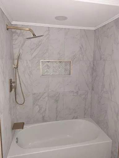Shower remodel - Ocean State Tile and Remodeling
